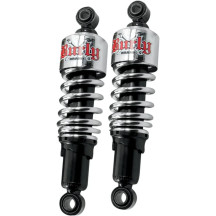 Slammer Shocks — 267 mm (10.5") eye-to-eye, rear, pair, Black
