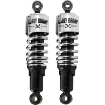 Slammer Shocks — 267 mm (10.5") eye-to-eye, rear, pair, Black