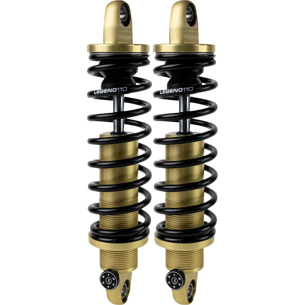 Legend REVO-A Coil Suspension For Dyna Models — 12", Anodized Gold, Heavy Duty