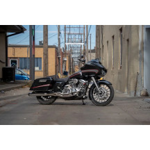 Tire Hugger Front Fender for Dresser — Black, 16"–19" wheels