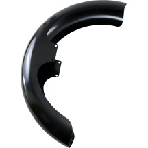 Hugger Series Front Fender — 21" fit, 45" contour, 5-7/8" width, Black