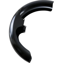 Hugger Series Front Fender — 21" fit, 45" contour, 5-7/8" width, Black