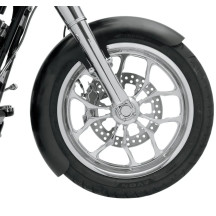 Tire Hugger Front Fender for Dresser — 16", 17", 18", 19", 15.9 cm width, Black E-coating