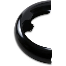 Hugger Series Front Fender — Fits 16", 17", 18", 19" wheels, Black