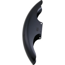 Hugger Series Front Fender with Mounting Blocks for Softail/Dyna — 19" wheel, Black
