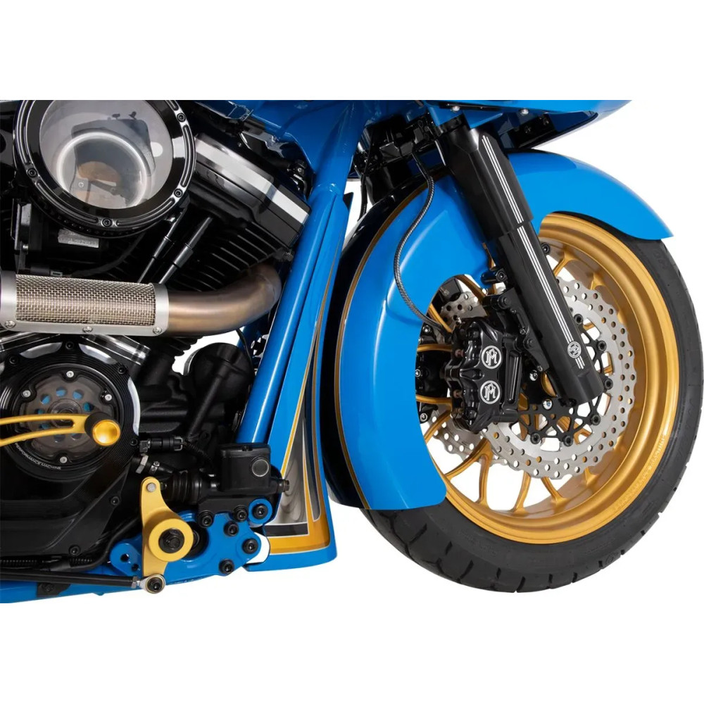 Radial Fat Wrap Front Fender — 18" wheel, 21" contour, Unfinished