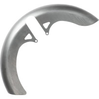 Radial Fat Wrap Front Fender — 18" fit, Raw finish