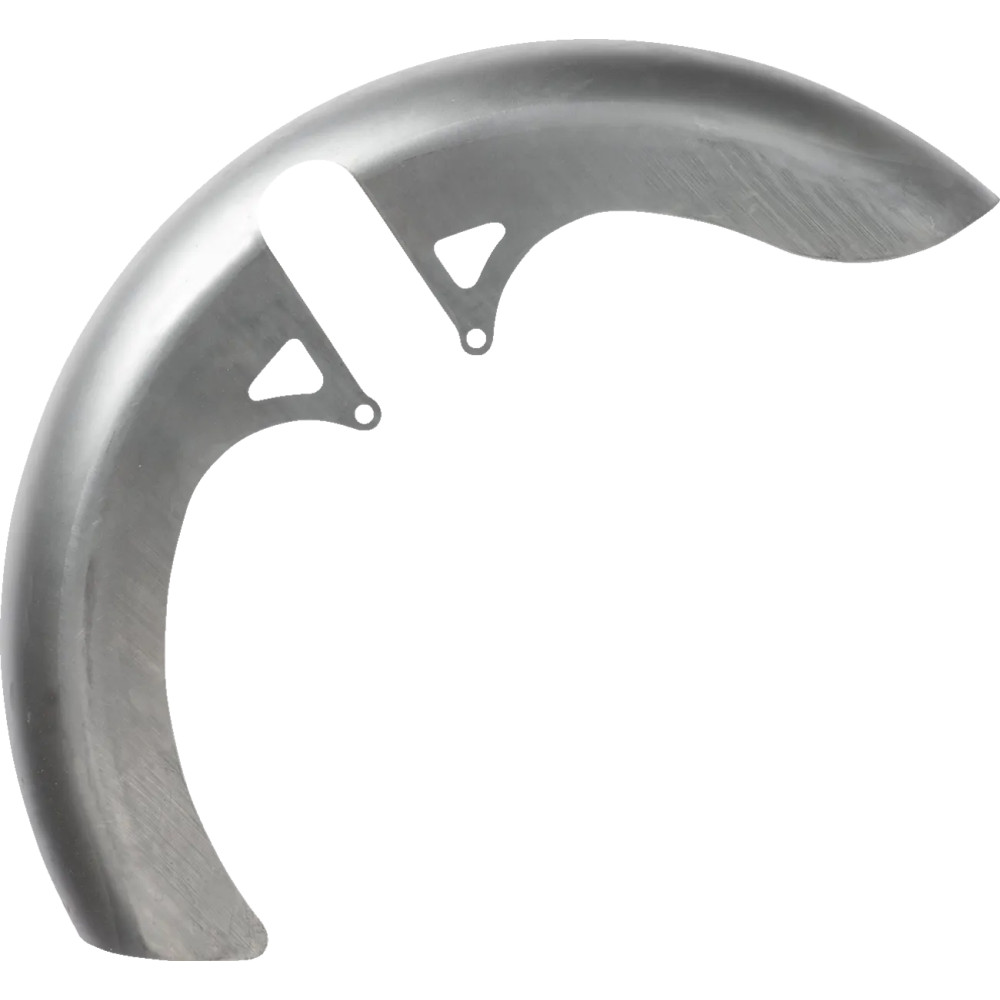 Radial Fat Wrap Front Fender — 18" fit, Raw finish