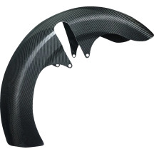 Carbon Fiber 21" Fat Wrapper Front Fender — 21", 8" wide