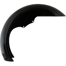 Hugger Series Front Fender — Black, fits 16", 17", 18", 19"