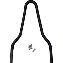 Round Sissy Bar — 25.72 cm (10-1/8") height, 22.23 cm (8-3/4") width, Black gloss