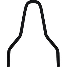 Round Sissy Bar — Black, Gloss