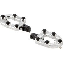 MX Foot Pegs — Driver application, Chrome finish