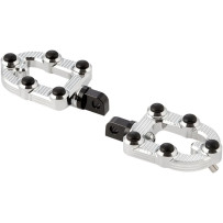 MX Foot Pegs — Driver application, Chrome finish
