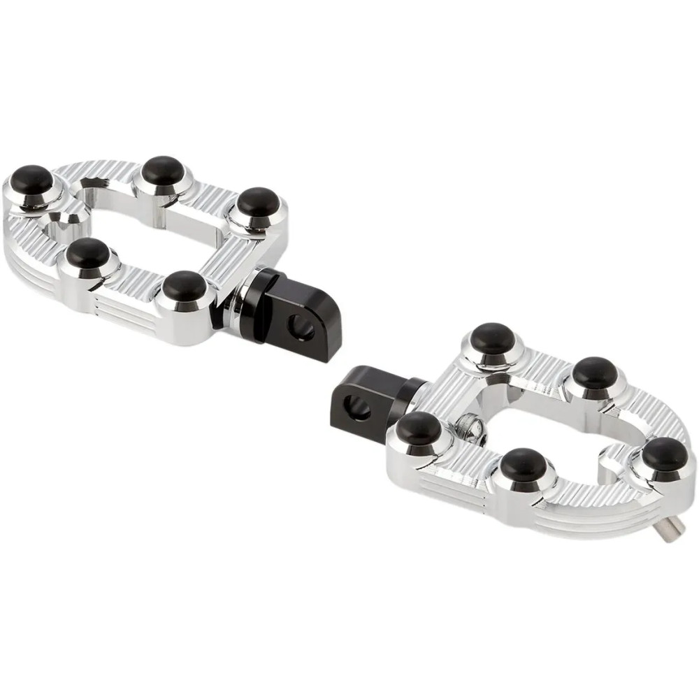MX Foot Pegs — Driver application, Chrome finish