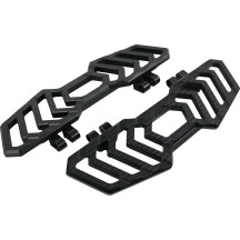 Reposapiés — 40 cm (15-3/4"), 12.5 cm (5"), 19.05 mm (3/4"), Negro anodizado