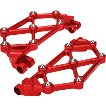 Mini Diamond Floorboards — 24 cm × 11 cm, red anodized