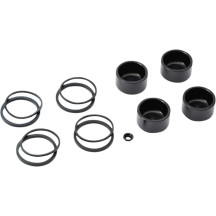 Caliper/Piston Seal Kit — Front, Black