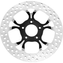 Two-Piece Brake Rotor — 300 mm (11.8"), Black, Matte, Silver