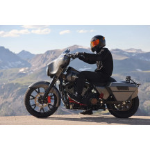 Cubiq™ Brake Rotor — 299 mm, Full-Floating, Black/Chrome