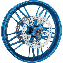 Spider Rotor — 300 mm, Blue, Chrome