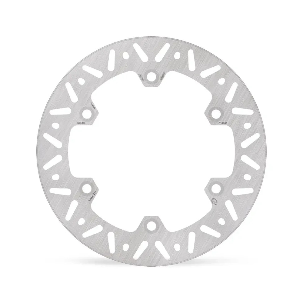 Disco de freno Nitro Series para scooter — 256 mm diámetro ext., 4.5 mm grosor, 166.0 mm círculo de pernos, 6 agujeros