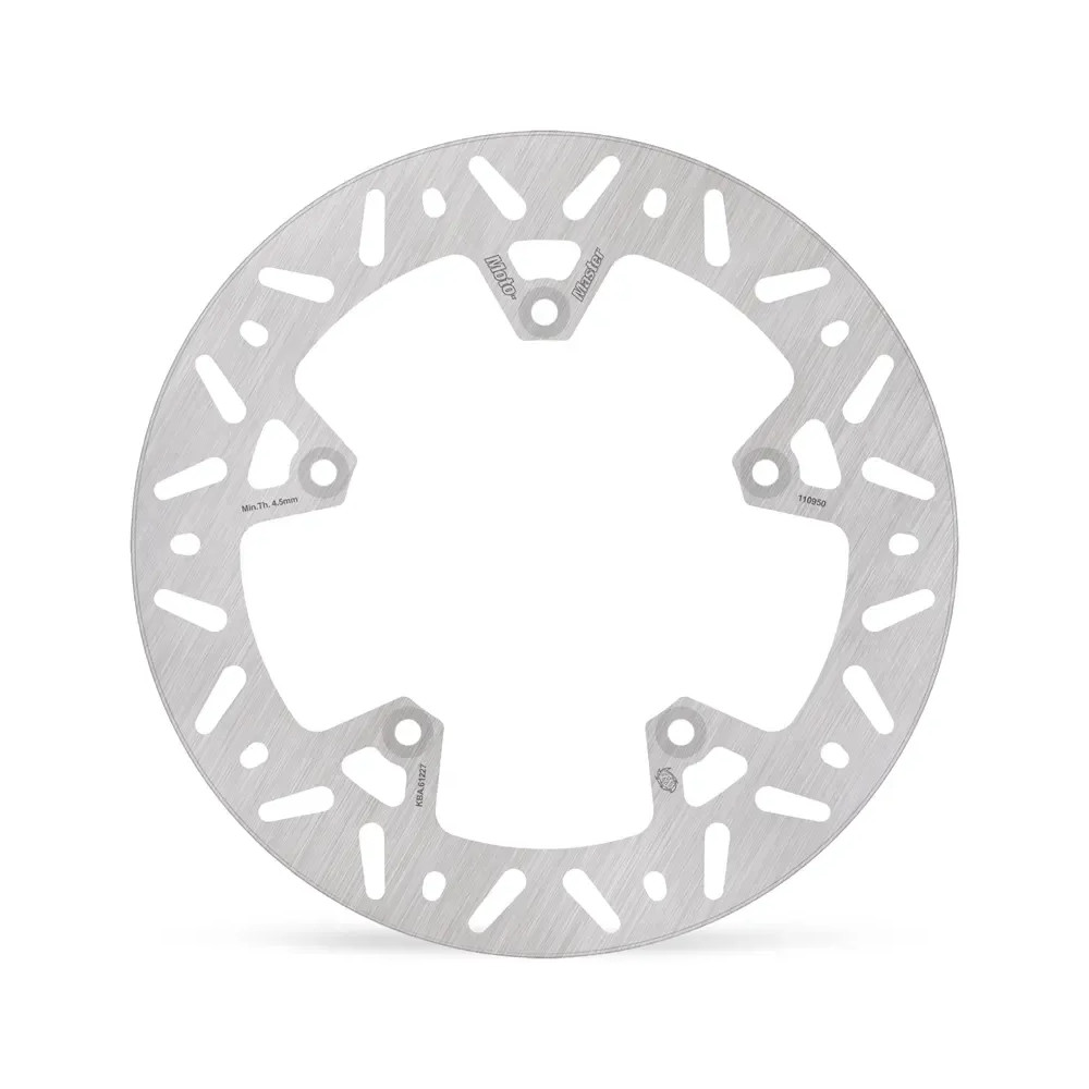 Disco de freno Nitro Series para scooter — 267 mm Ø, 150.0 mm círculo de pernos, 5 agujeros, 5 mm grosor, plateado