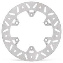 Nitro Series Brake Disc Scooter — 267 mm OD, 5 mm, 6-hole, 150 mm BHC, Silver
