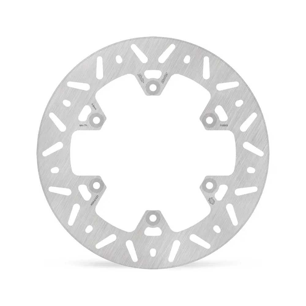 Nitro Series Brake Disc Scooter — 267 mm OD, 5 mm, 6-hole, 150 mm BHC, Silver