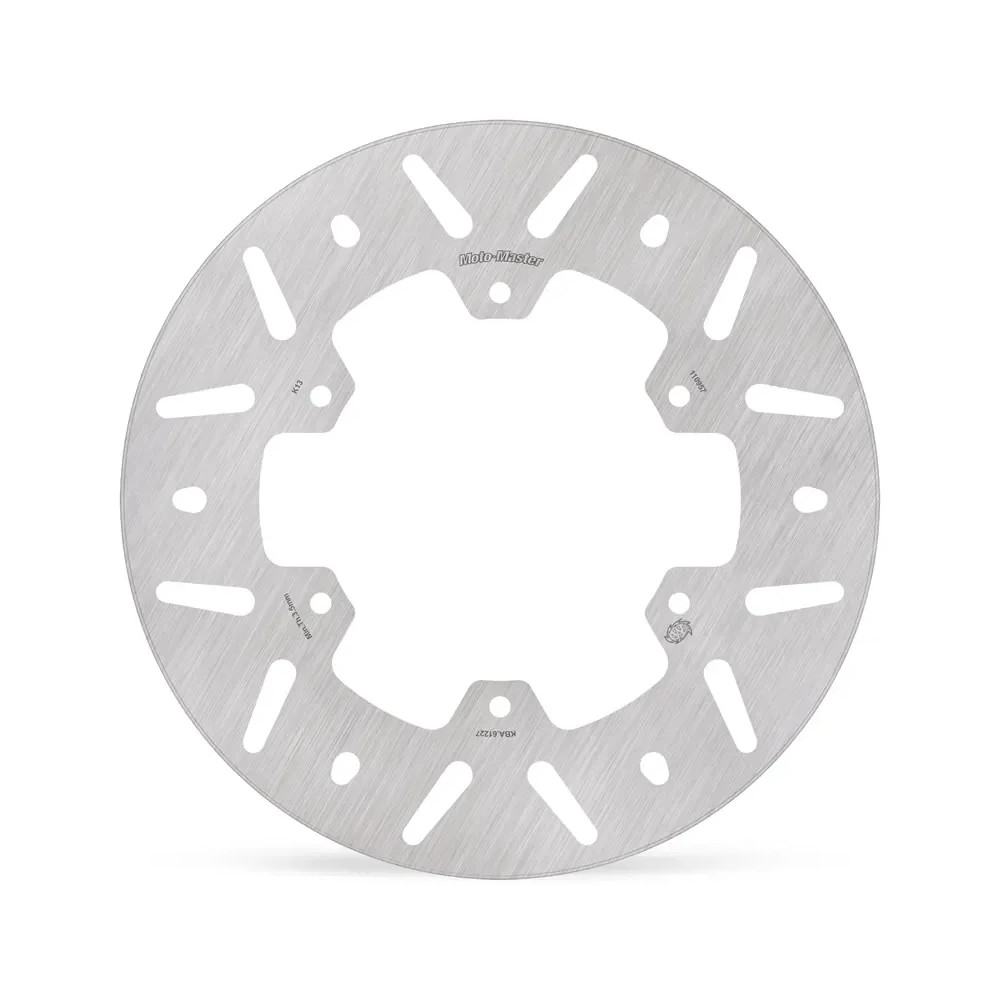 Disco de freno Nitro Series para scooter — 220 mm, 6 orificios, círculo de 120 mm, 4 mm, plateado