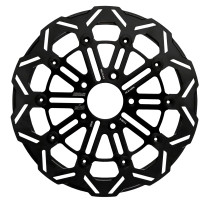 Brake Rotor Designed by Kodlin — Two-piece floating, Black