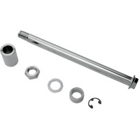 Rear Axle Kit — 25.4 mm (1") diameter, 13" length, Chrome