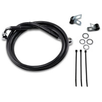 Extended Length Black Vinyl Brake Line Kit — 130 cm (51-3/16"), Oversize +6"