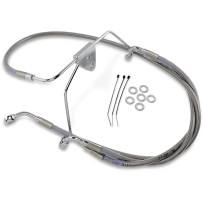 Extended Length Stainless Steel Brake Line Kit — Oversize +20.3 cm (8"), 40.5 cm (16"), 88.5 cm (34-7/8")
