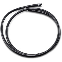 Universal Brake Line — 47" length, front/rear, black