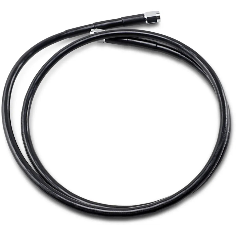 Universal Brake Line — 47" length, front/rear, black