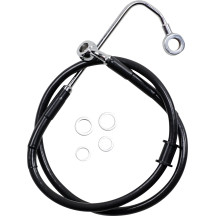 Línea de freno de acero inoxidable de longitud extendida — Sobredimensionado +5,1 cm (2"), 91,5 cm (36"), delantero, superior