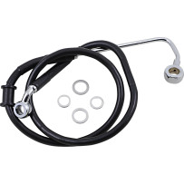 Latiguillo de freno de acero inoxidable de longitud extendida — 83 cm (32-3/4"), sobredimensionado +5.1 cm (2")