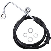 Línea de freno de acero inoxidable de longitud extendida — 103.5 cm (40-3/4"), sobredimensionado +25.4 cm (10"), delantero super