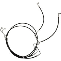 XR Lower Brake Line — lower mount, black