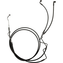 XR Lower Brake Line — Black