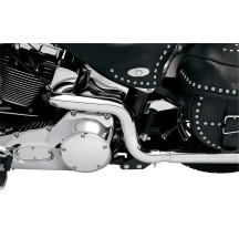 Power Curve True-Dual Crossover Header Pipes — Chrome, 2-into-2 system