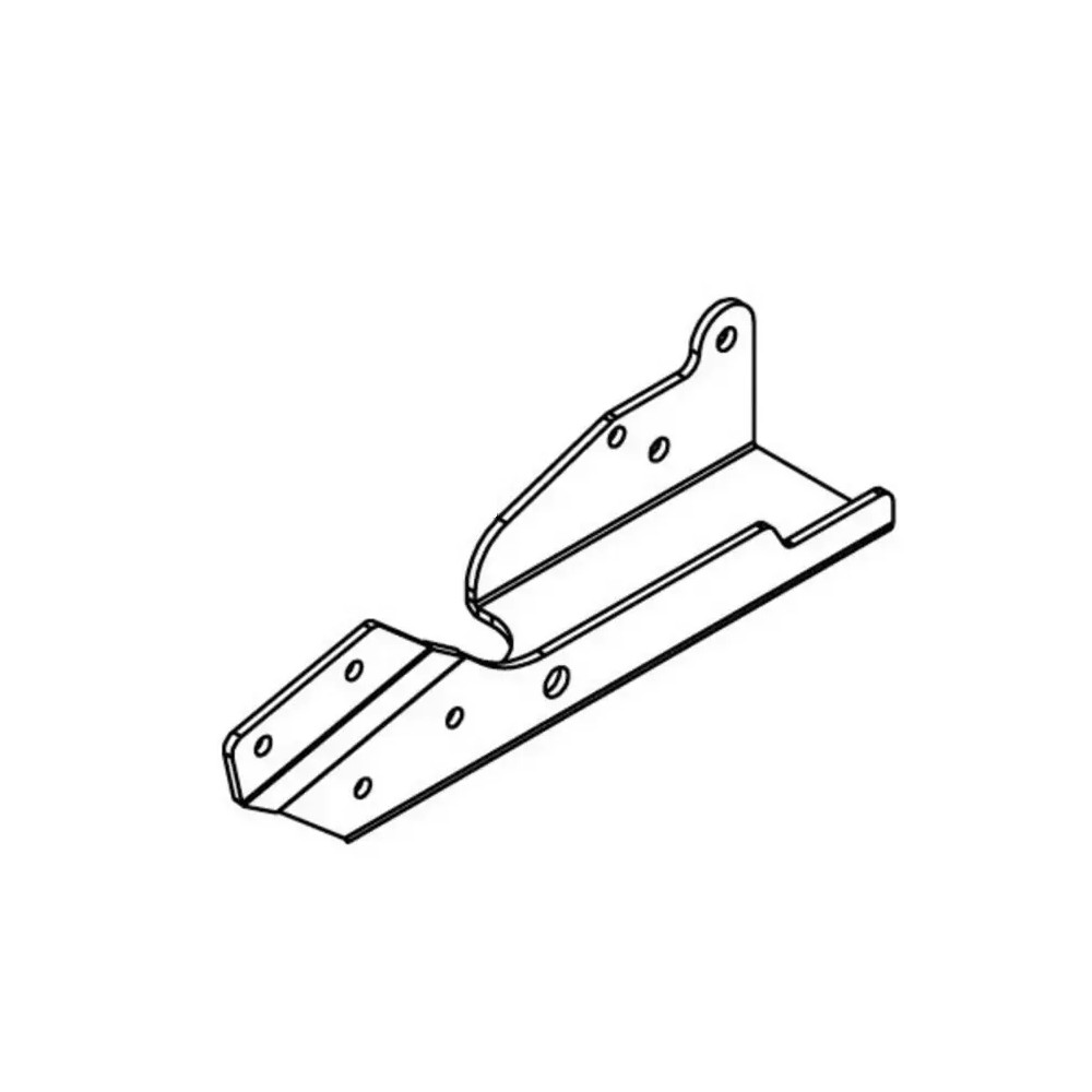 Soporte — Soporte de escape, acero inoxidable, ref. 904-P