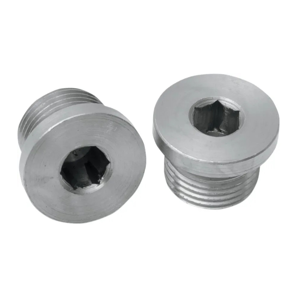 O2 Sensor Port Plugs — 18 mm, 1.5 mm pitch, pair