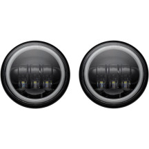 Lámparas de paso de 4,5" con halo — 114 mm (4-1/2"), negro