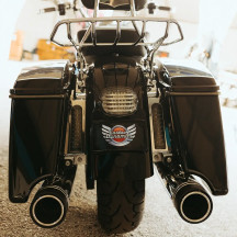 ProBEAM® Kit de luz trasera LED de perfil bajo — Rojo, lente ahumada, trasera, Harley-Davidson®