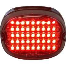 Piloto trasero LED de perfil bajo — Harley-Davidson®, lente ahumada, 45 LED