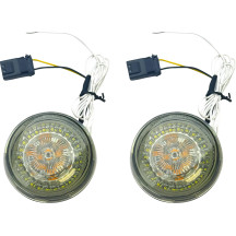 ProBEAM® Ámbar/Blanco Dynamic Ringz™ — Ámbar/Blanco, lente ahumada, conector JAE