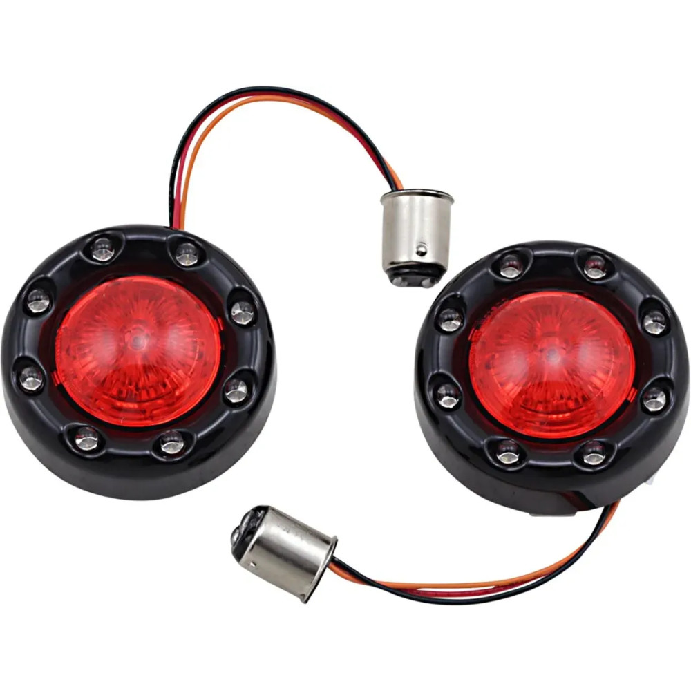 ProBEAM® Trasero Bullet Ringz™ — base 1157, LEDs rojas