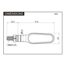 D-Light Indicator — 12V, amber